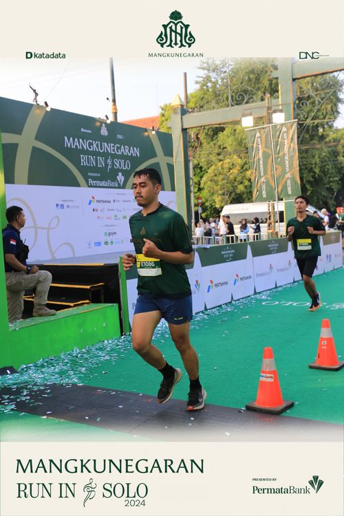 Race photo from Mangkunegaran Run 2024