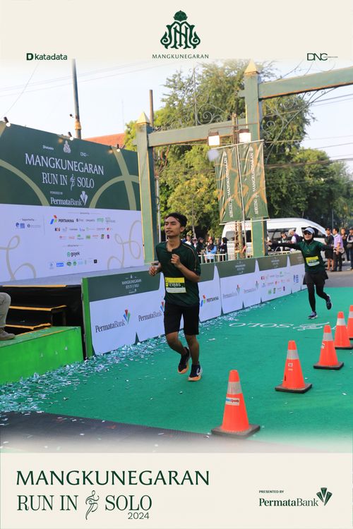 Race photo from Mangkunegaran Run 2024