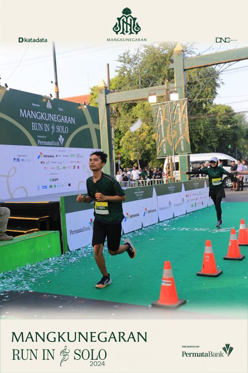 Race photo from Mangkunegaran Run 2024