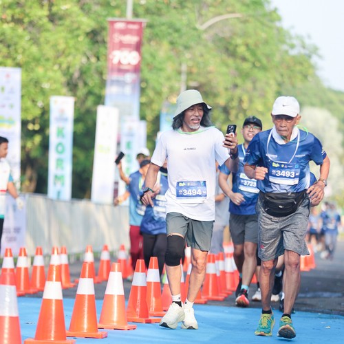 Race photo from BOGORUN 2026