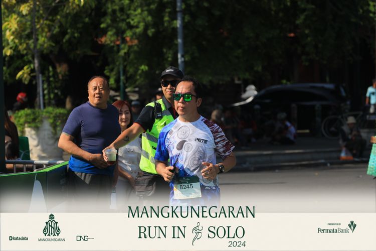 Race photo from Mangkunegaran Run 2024