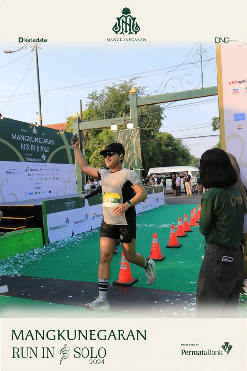 Race photo from Mangkunegaran Run 2024