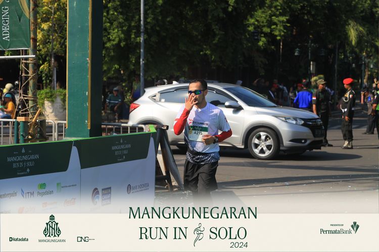 Race photo from Mangkunegaran Run 2024