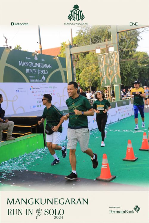 Race photo from Mangkunegaran Run 2024