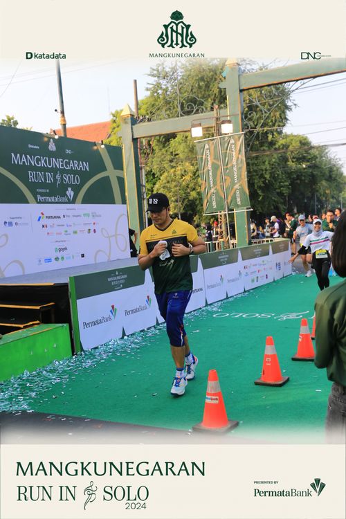 Race photo from Mangkunegaran Run 2024
