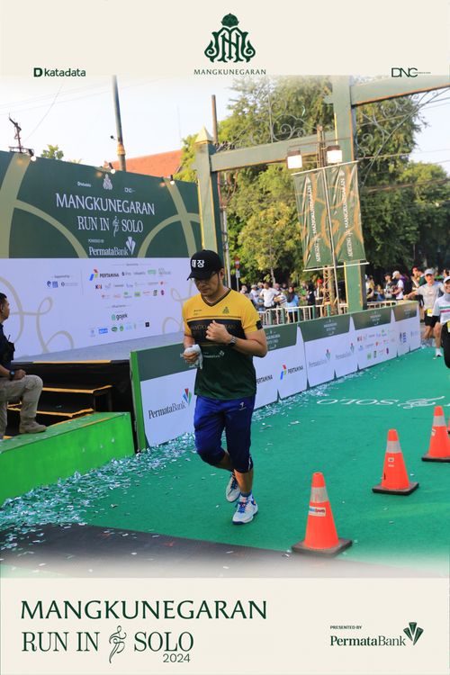 Race photo from Mangkunegaran Run 2024