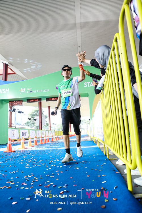 Race photo from BAF LIONS RUN 2024