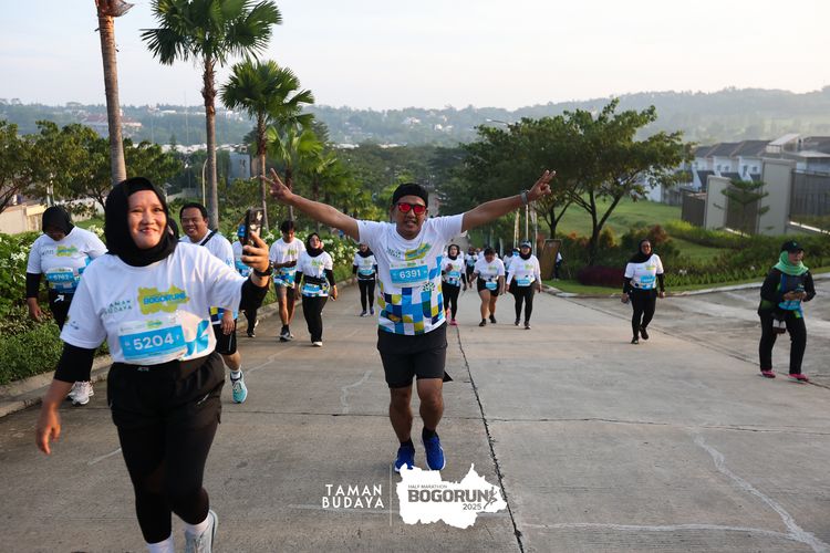 Race photo from Taman Budaya x BOGORUN 2025