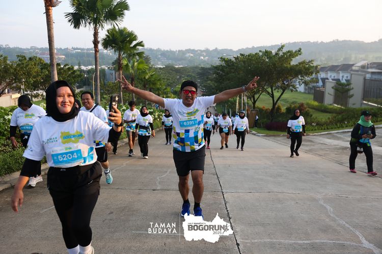 Race photo from Taman Budaya x BOGORUN 2025
