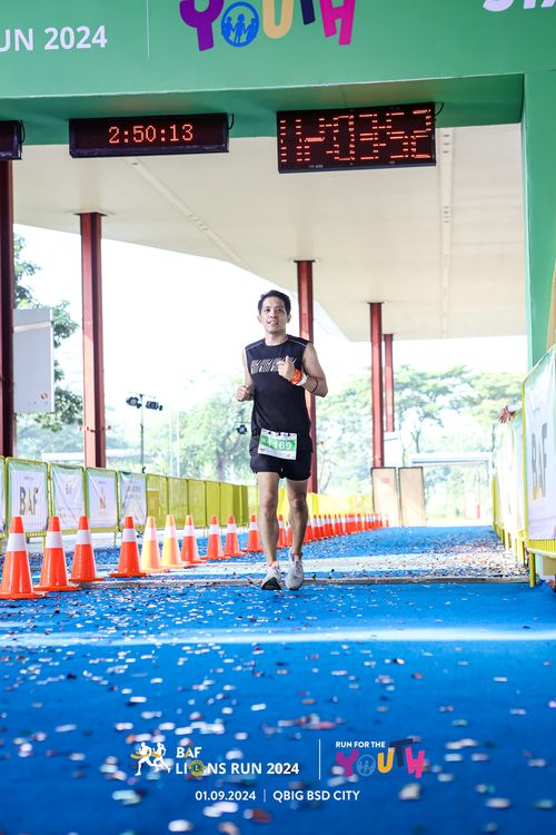 Race photo from BAF LIONS RUN 2024