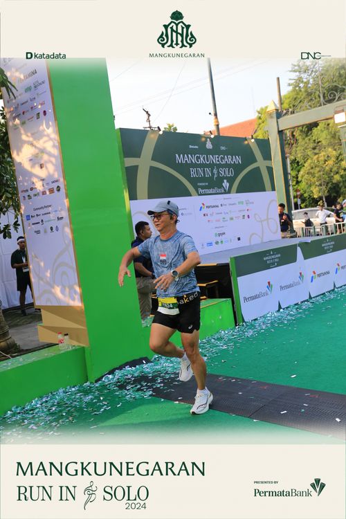 Race photo from Mangkunegaran Run 2024