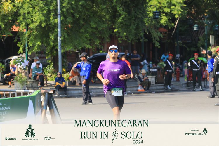 Race photo from Mangkunegaran Run 2024