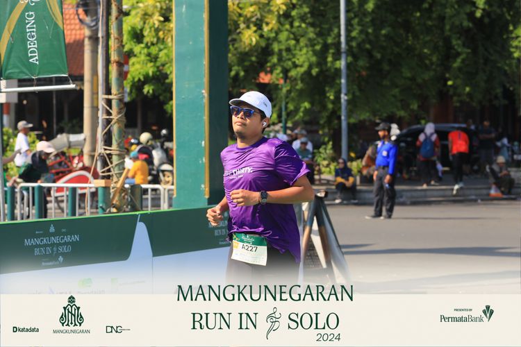 Race photo from Mangkunegaran Run 2024