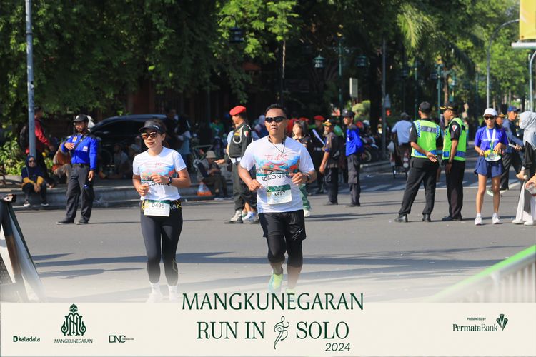 Race photo from Mangkunegaran Run 2024