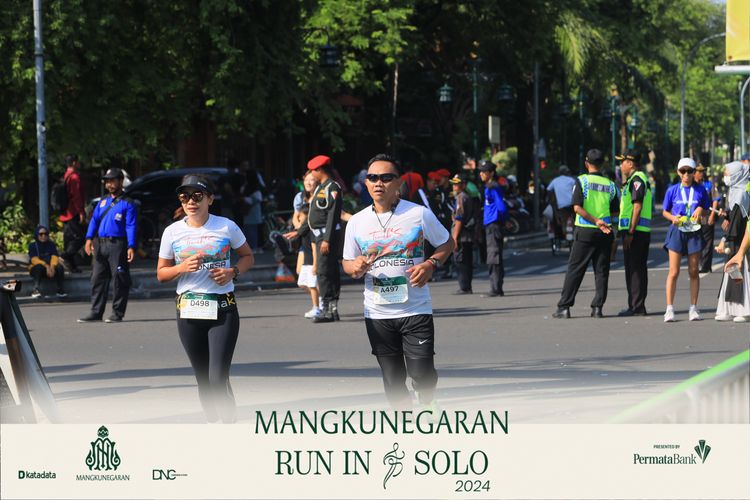 Race photo from Mangkunegaran Run 2024