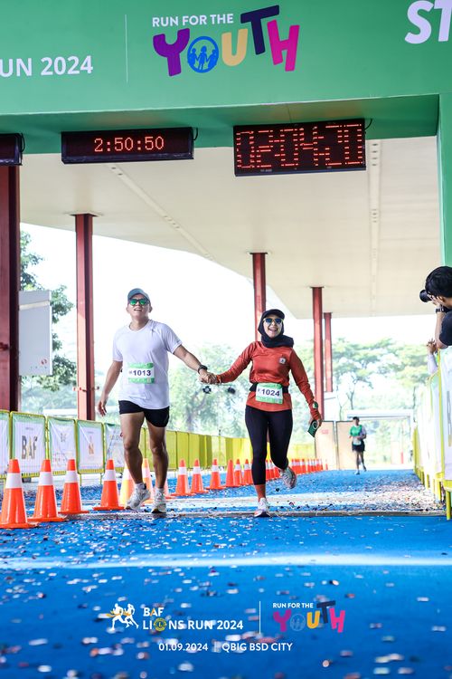 Race photo from BAF LIONS RUN 2024