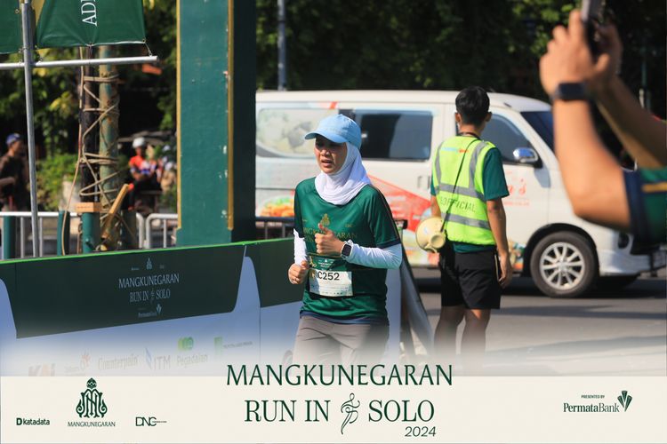 Race photo from Mangkunegaran Run 2024