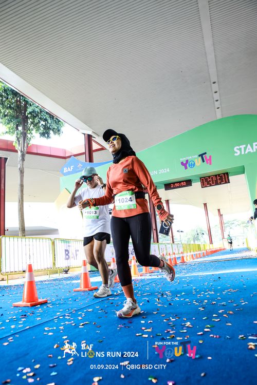 Race photo from BAF LIONS RUN 2024