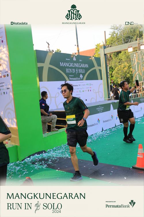 Race photo from Mangkunegaran Run 2024