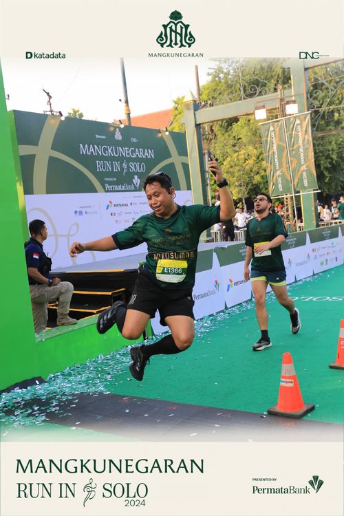 Race photo from Mangkunegaran Run 2024