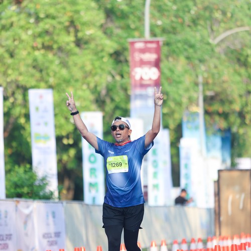 Race photo from BOGORUN 2026