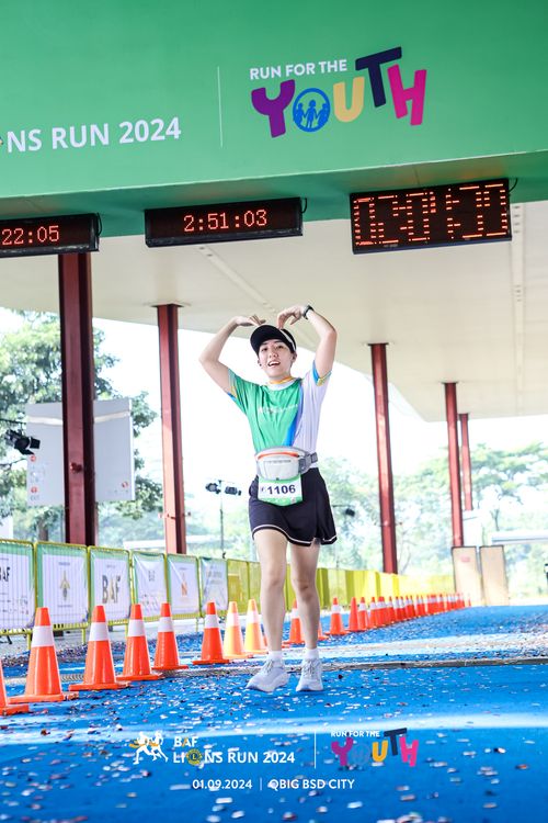 Race photo from BAF LIONS RUN 2024