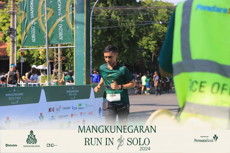 Race photo from Mangkunegaran Run 2024
