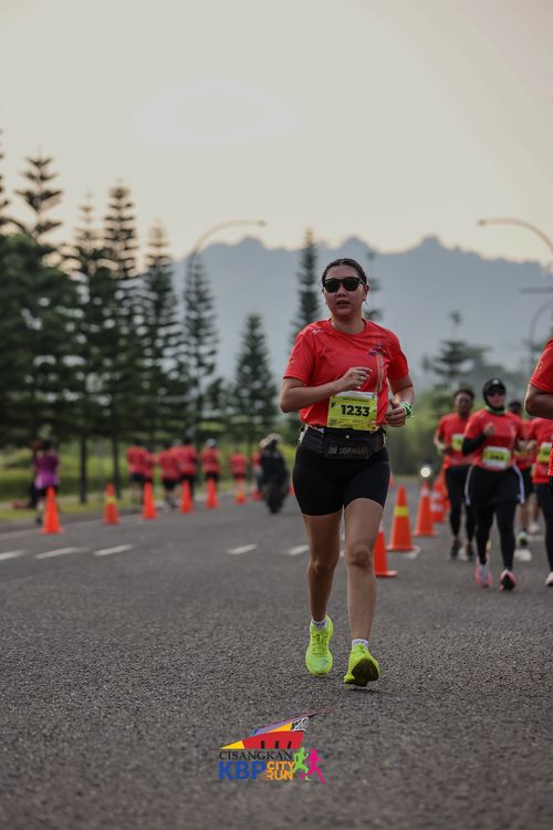 Race photo from CISANGKAN KBP CITY RUN 2025