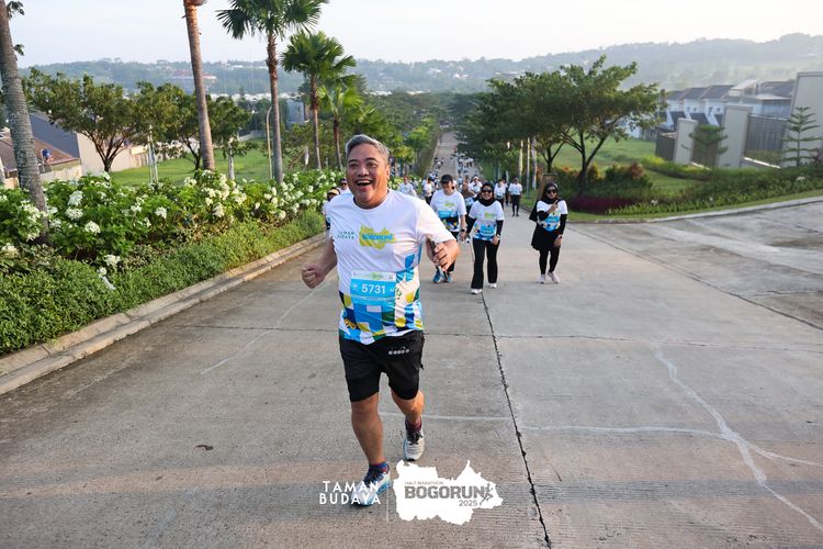 Race photo from Taman Budaya x BOGORUN 2025