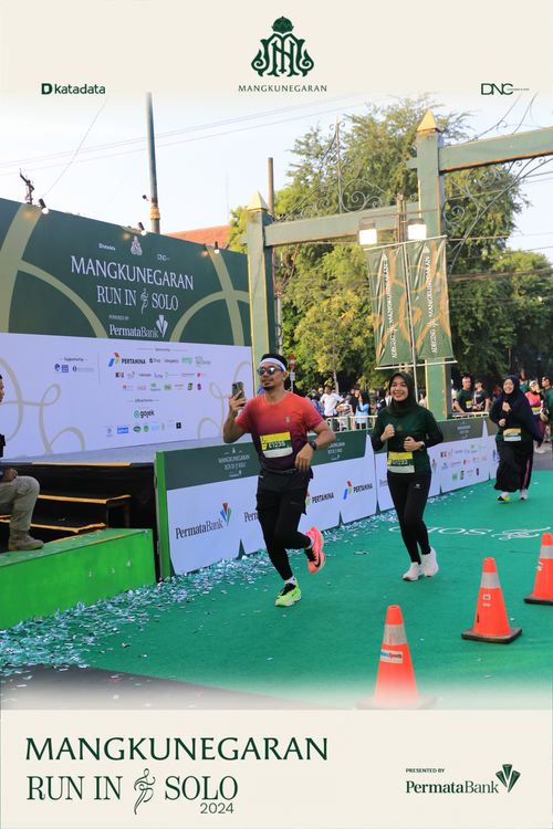 Race photo from Mangkunegaran Run 2024