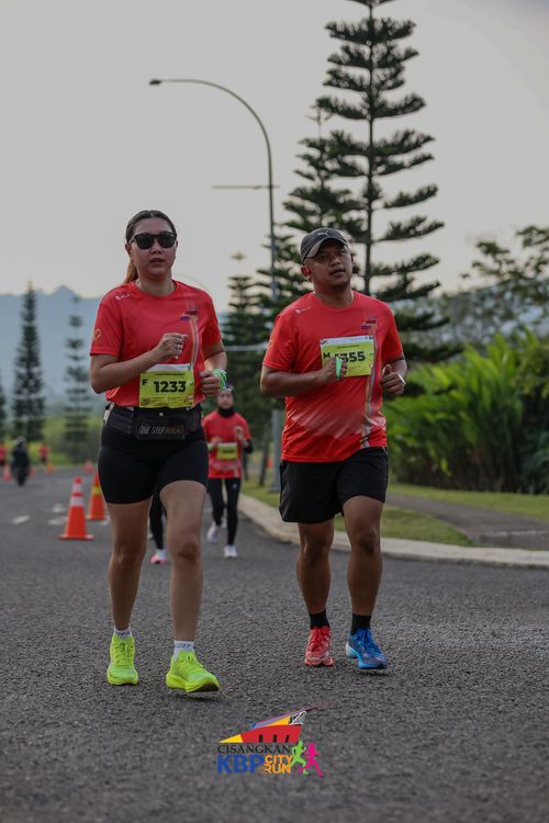 Race photo from CISANGKAN KBP CITY RUN 2025