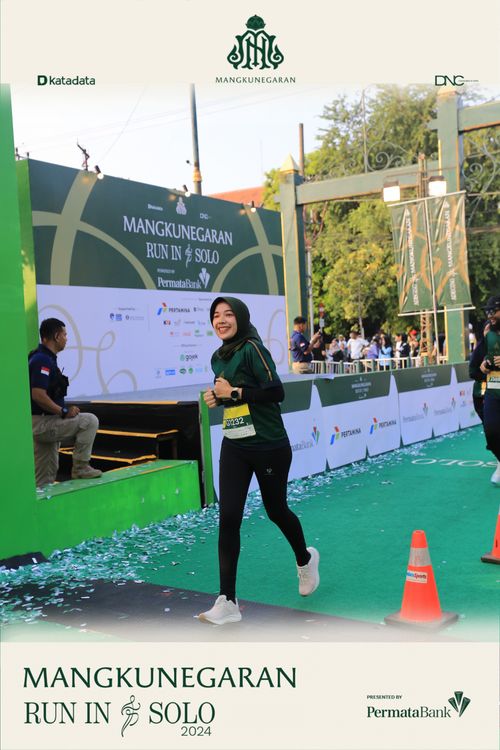 Race photo from Mangkunegaran Run 2024