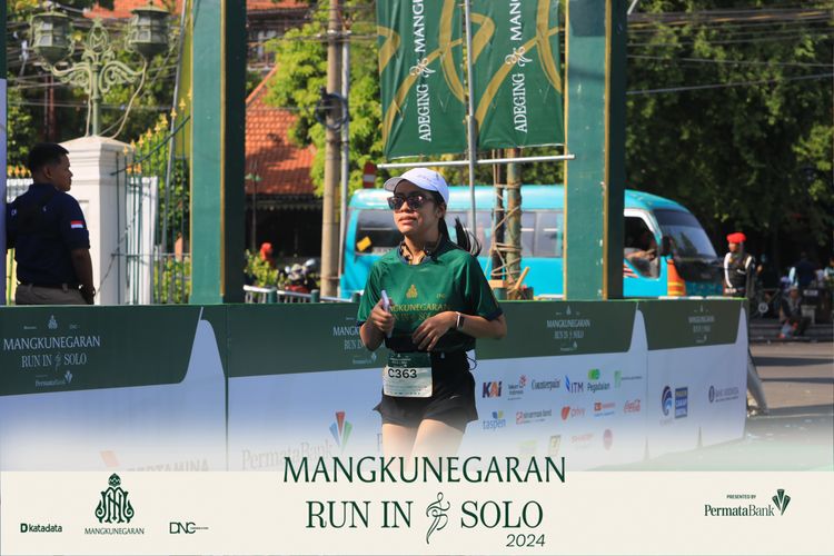 Race photo from Mangkunegaran Run 2024