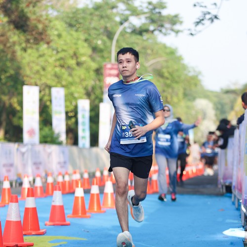 Race photo from BOGORUN 2026