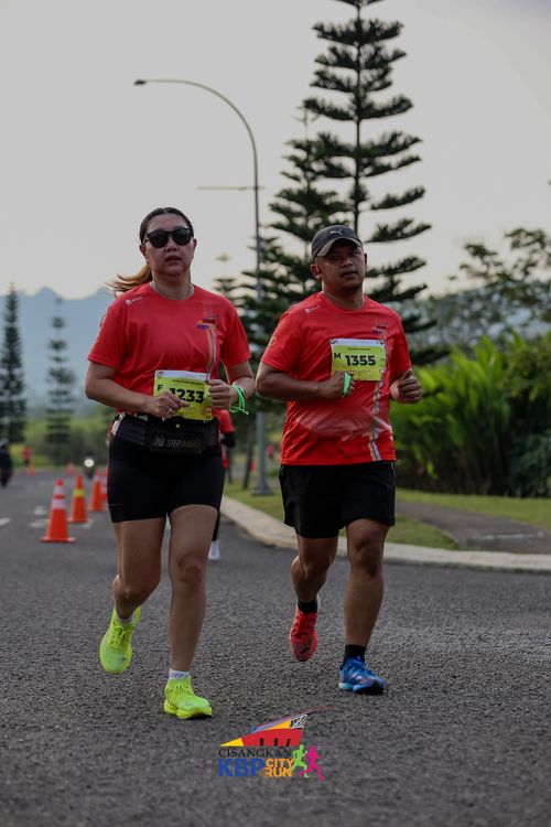 Race photo from CISANGKAN KBP CITY RUN 2025