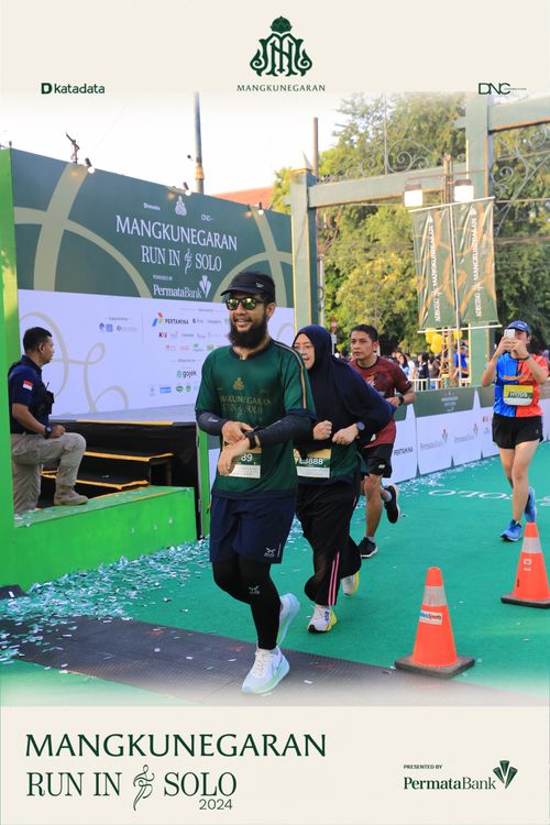 Race photo from Mangkunegaran Run 2024