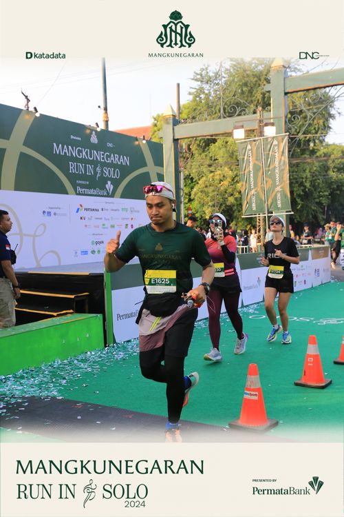 Race photo from Mangkunegaran Run 2024