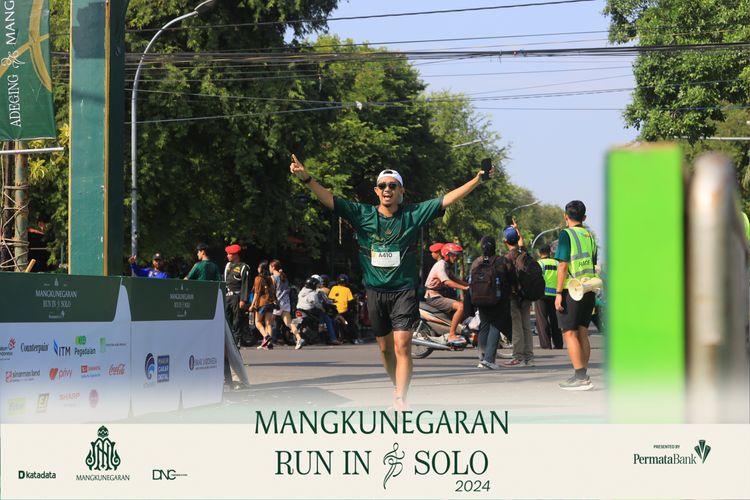 Race photo from Mangkunegaran Run 2024