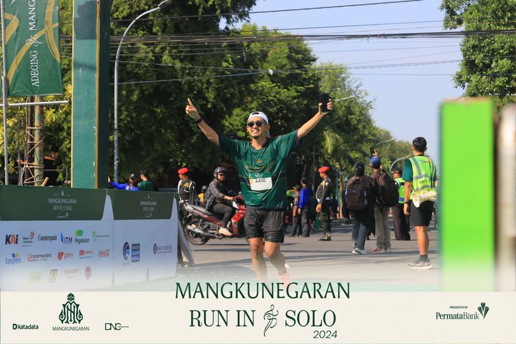 Race photo from Mangkunegaran Run 2024