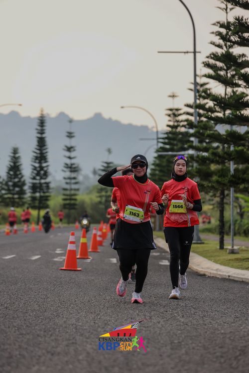 Race photo from CISANGKAN KBP CITY RUN 2025