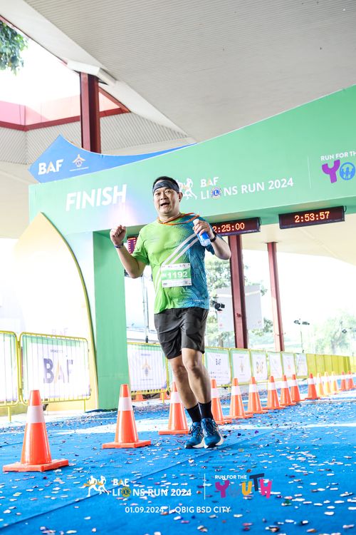 Race photo from BAF LIONS RUN 2024
