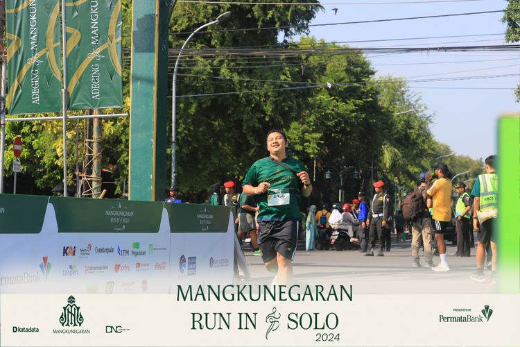 Race photo from Mangkunegaran Run 2024