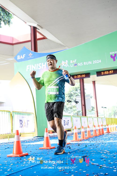 Race photo from BAF LIONS RUN 2024