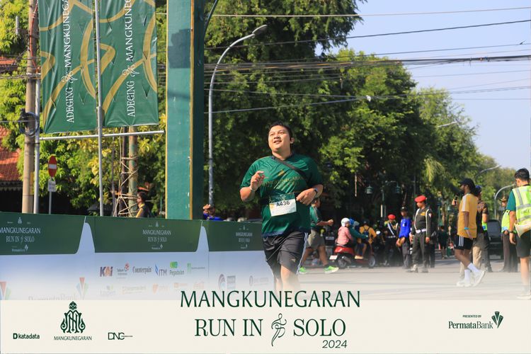 Race photo from Mangkunegaran Run 2024