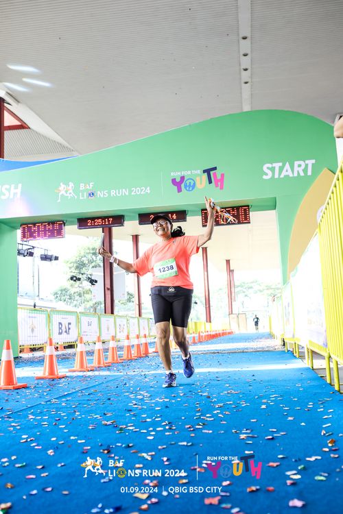Race photo from BAF LIONS RUN 2024