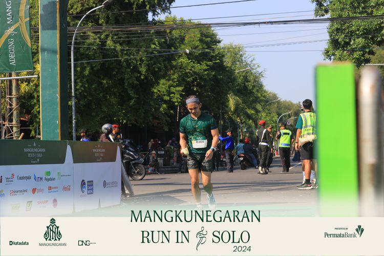Race photo from Mangkunegaran Run 2024