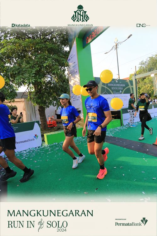 Race photo from Mangkunegaran Run 2024
