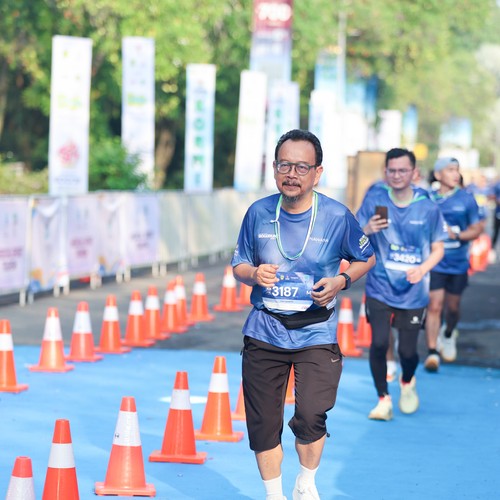Race photo from BOGORUN 2026