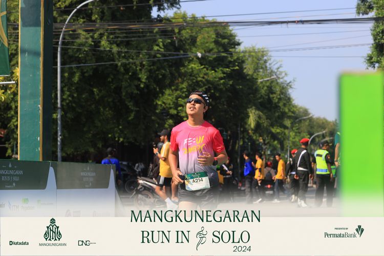 Race photo from Mangkunegaran Run 2024