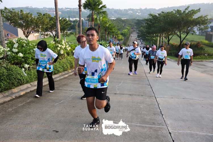 Race photo from Taman Budaya x BOGORUN 2025